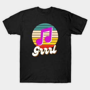 RETRO VINTAGE GRRRL T-Shirt